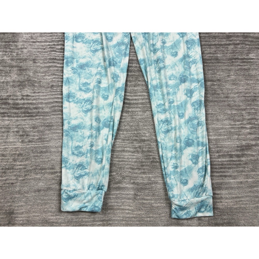 Catherine Malandrino Pajama Pants Large Blue Pull On Elastic Waist - Picture 3 of 10